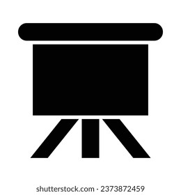 Icono De Glifo Vector De Pizarra Para Uso Personal Y Comercial.
