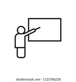 blackboard vector icon