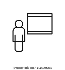 blackboard vector icon