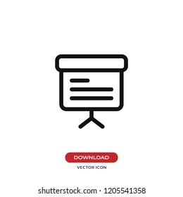 Blackboard vector icon