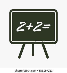Blackboard vector icon.
