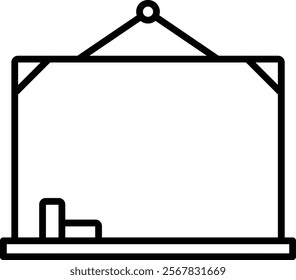 Blackboard vector icon. Can be used for printing, mobile and web applications.