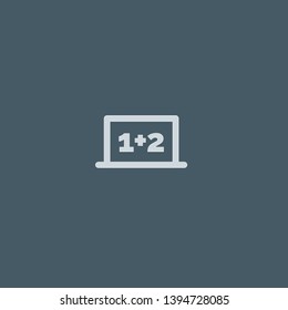 Blackboard vector icon. Blackboard concept stroke symbol design. Thin graphic elements vector illustration, outline pattern for your web site design, logo, UI. EPS 10.