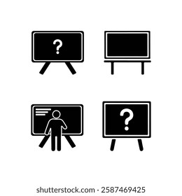 Blackboard Vector Icon for Education and Learning
Flat Design Chalkboard Icon for Teaching and Classroom Concepts. Simple School Board Vector Symbol for Study and Writing