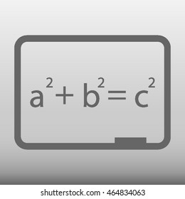 Blackboard Vector Icon Illustration