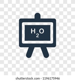 Blackboard vector icon isolated on transparent background, Blackboard transparency logo concept