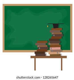 blackboard. Vector illustration.