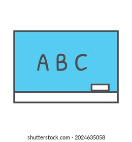 blackboard vector illustration on white background