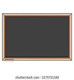 blackboard vector illustration,isolated on white background,top view