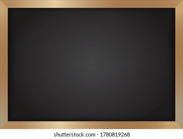 blackboard and wood frame background