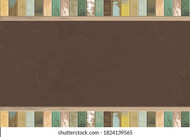 Tafel mit Holzrahmen, Vektordesign