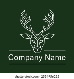 Blackbuck icon logo eps, blackbuck design logo vector for business, blackbuck logo design.