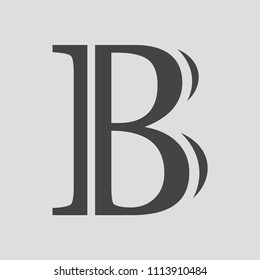 BlackCoin crypto currency icon, Vector