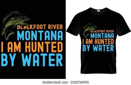 Blackfoot Montana t-shirt template and design 