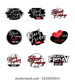 BlackFriday Sale Offer Tag Badges