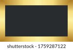 black-gold vector template for business card website or brand book