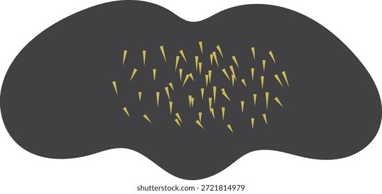 Dibujo del Vector de la tira del removedor de la espinilla.