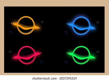 Blackhole with some light color