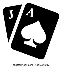 Blackjack Card Game Icon