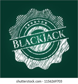 BlackJack chalk emblem