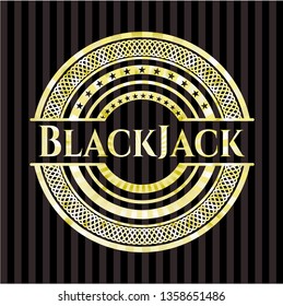 BlackJack gold shiny badge