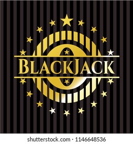 BlackJack golden badge or emblem