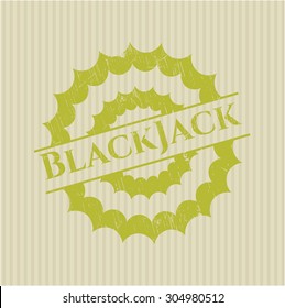 Sello grunge BlackJack
