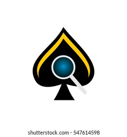 blackjack icon logo search business