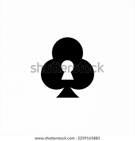 Blackjack logo design with keyhole. The logo can be used for cyber security and poker clubs.