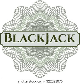BlackJack money style rosette