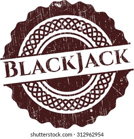 Sello de goma de BlackJack