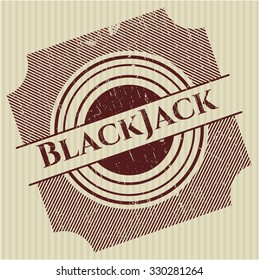 BlackJack rubber grunge texture seal