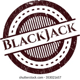 BlackJack rubber grunge texture seal