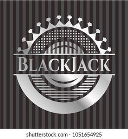 BlackJack silver shiny emblem