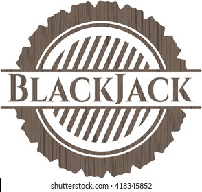 BlackJack-Holzemblem