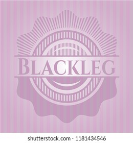 Blackleg pink emblem