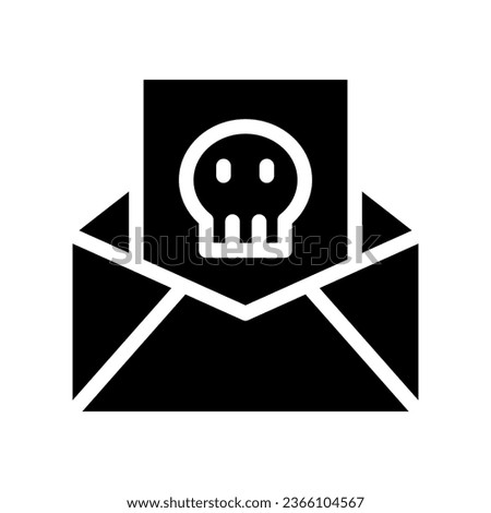 blackmail solid icon illustration vector graphic. Simple element illustration vector graphic, suitable for app, websites, and presentations isolated on white background [[stock_photo]] © 