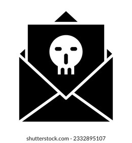 Blackmail Vector Glyph Icon For Personal And Commercial Use.
