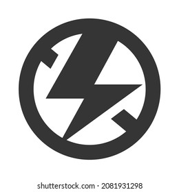 Blackout Icon, Power Outage Vector Illustration