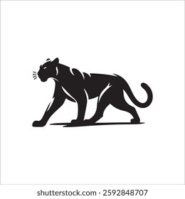 Black-Panther-Silhouette-Vector – Wild Animal Illustration