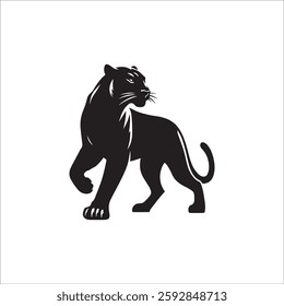 Black-Panther-Silhouette-Vector – Wild Animal Illustration