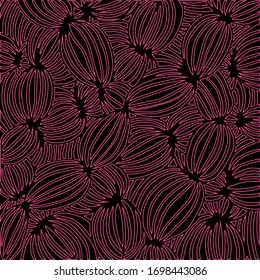 Black-pink background from striped beads. Background from a zebra.