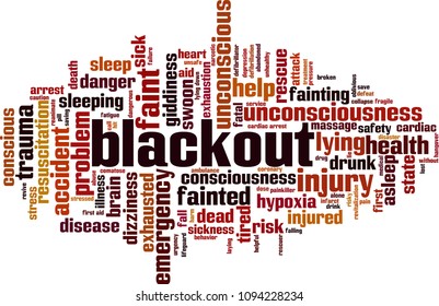 Blackput  word cloud concept. Vector illustration