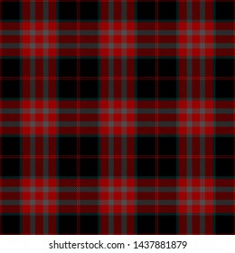 Black,Red and Gray Tartan Plaid Scottish Seamless Pattern. 
