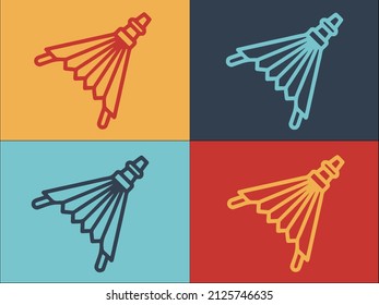 Blacksmith Air Tool Logo Template, Simple Flat Icon of equipment,blacksmith,forge