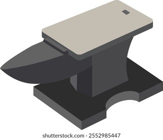 Blacksmith anvil vector, Iron Anvil, Blacksmith anvil tool .