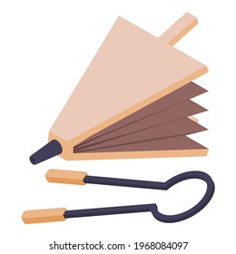 Blacksmith equipment icon. Isometric illustration of blacksmith equipment vector icon for web