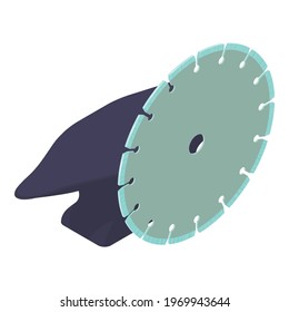 Blacksmith equipment icon. Isometric illustration of blacksmith equipment vector icon for web