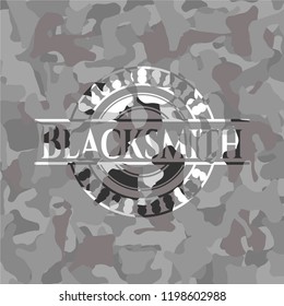 Blacksmith grey camo emblem