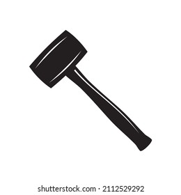 Blacksmith Hammer icon. Vector  image